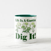 人生は庭である ツートーンマグカップ (中央)