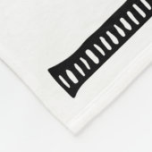 人生は引用文を奪感動的う フリースブランケット (角)