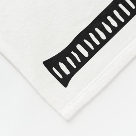 人生は引用文を奪感動的う フリースブランケット (角)