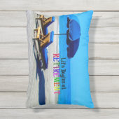 人生は引退から始まる アウトドアクッション (正面(縦))