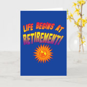 人生は引退から始まる！ カード (黄色い花)