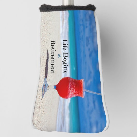 人生は引退から始まる ゴルフヘッドカバー (回転90)