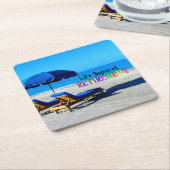 人生は引退から始まる スクエアペーパーコースター (アングル)