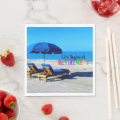 人生は引退から始まる スタンダードランチョンナプキン (インサイチュ)