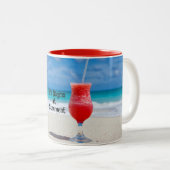 人生は引退から始まる ツートーンマグカップ (正面右)