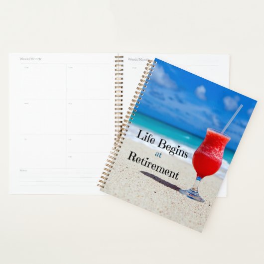 人生は引退から始まる プランナー手帳 (ディスプレー)