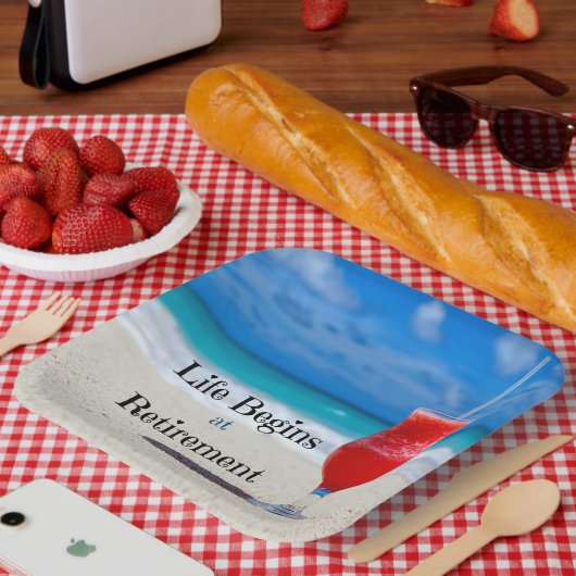 人生は引退から始まる ペーパープレート (ピクニック)