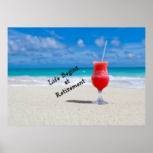 人生は引退から始まる ポスター (正面)