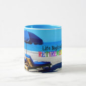 人生は引退から始まる マグカップ (中央)