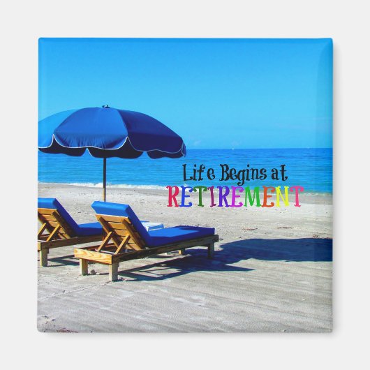 人生は引退から始まる マグネット (正面)