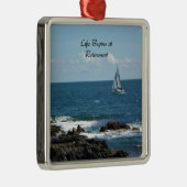 人生は引退から始まる メタルオーナメント (右)