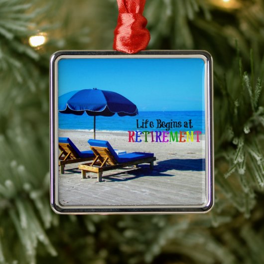 人生は引退から始まる メタルオーナメント (ツリー)