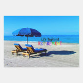 人生は引退から始まる、人気があるデザイン、 ラッピングペーパーシート (正面3)