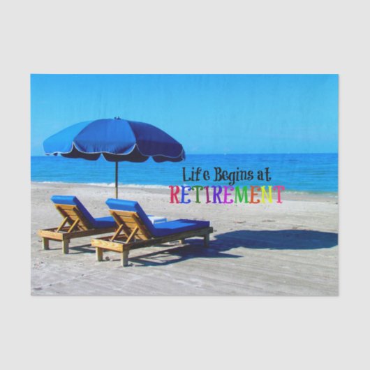 人生は引退から始まる 薄葉紙 (正面)