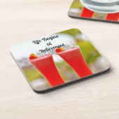 人生は引退で始まる、人気があるデザイン コースター (左側)