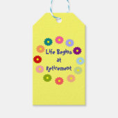 人生は引退に始まる ギフトタグ (正面)