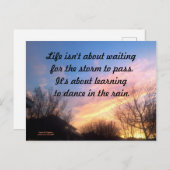 人生は待ち葉書に関するものではない シーズンポストカード (正面/裏面)