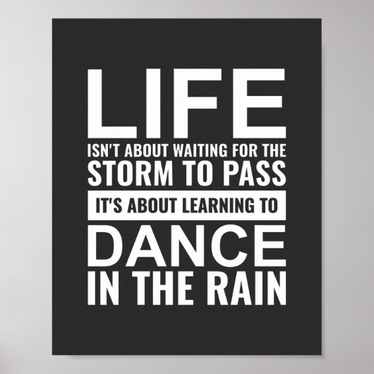 人生は待つためのものではない感動的 ポスター (正面)