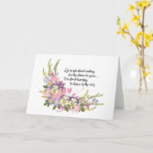 人生は待つためのものではない カード (黄色い花)