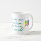 人生は待つのではなく学ダンスだ コーヒーマグカップ (正面右)