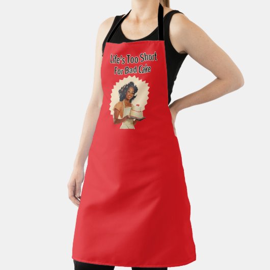 人生は悪いケーキには短すぎる エプロン (インサイチュ)