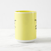 人生は悲劇的だ….ホーキング引用文マグ マグカップ (中央)