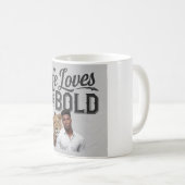 人生は愛はっきりしたし コーヒーマグカップ (正面右)