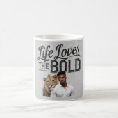 人生は愛はっきりしたし コーヒーマグカップ (中央)