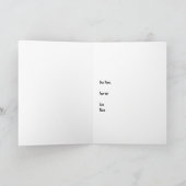 人生は折り畳まれたグリーティングカード カード (内部)