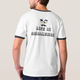 人生は挑戦だ Tシャツ