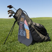 人生は数学に関してすべてではないアイスクリームもある ゴルフタオル (グリーン)