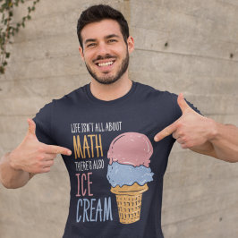 人生は数学に関する全てではないおもしろい引用文ノベルティ Tシャツ