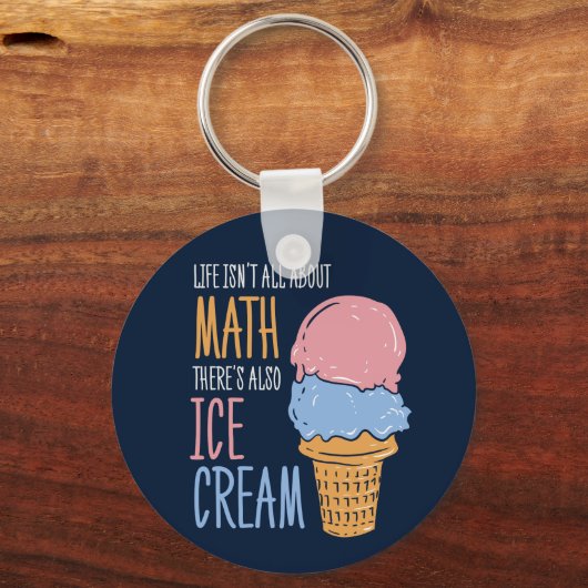 人生は数学の科学の先生についておもしろいすべてではない キーホルダー (正面)