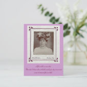 人生は新しい帽子のようなものだ…試してみる ポストカード (スタンド正面)