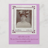 人生は新しい帽子のようなものだ…試してみる ポストカード (正面)