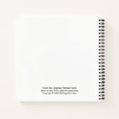 人生は旅だ感動的- ノートブック (裏面)