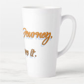 人生は旅だ カフェラテマグ (右)