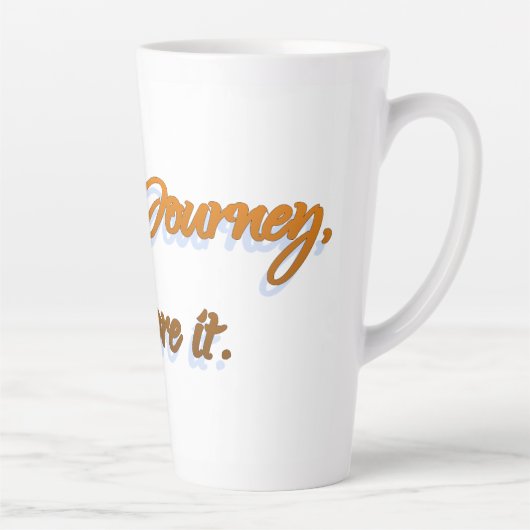 人生は旅だ カフェラテマグ (右)