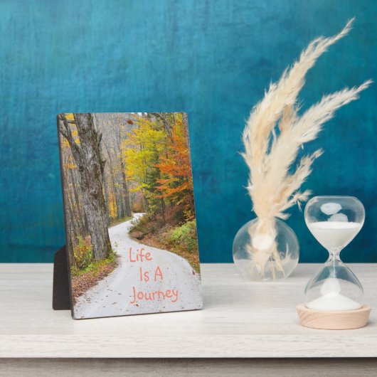 人生は旅だ フォトプラーク (側面)