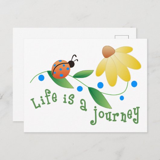 人生は旅だ ポストカード (正面/裏面)