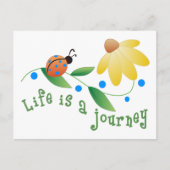人生は旅だ ポストカード (正面)