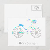 人生は旅だ。 ポストカード (正面/裏面)