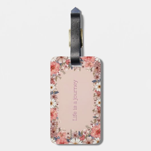 人生は旅だ ラゲッジタグ (裏面縦)