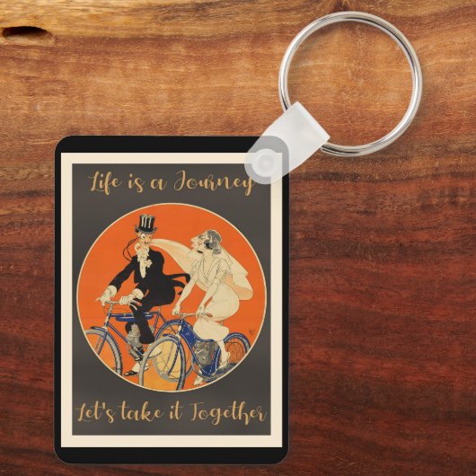 人生は旅だ、愛。 キーホルダー (裏面)