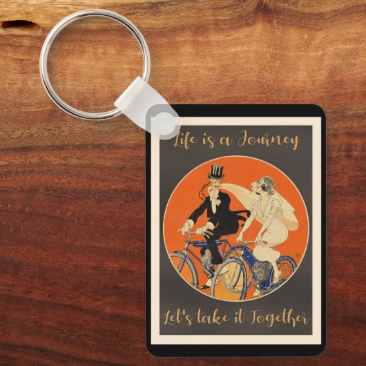 人生は旅だ、愛。 キーホルダー (正面)