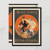 人生は旅だ、愛。 ポストカード (正面/裏面)