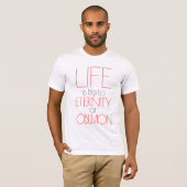 人生は旅だ Tシャツ (正面フル)
