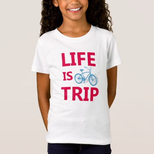 人生は旅だ Tシャツ (正面)
