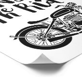 人生は旅である乗楽しむり気引用文 ポスター (角)