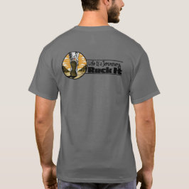 人生は旅であるRuck Itアウトドアスポーツ Tシャツ